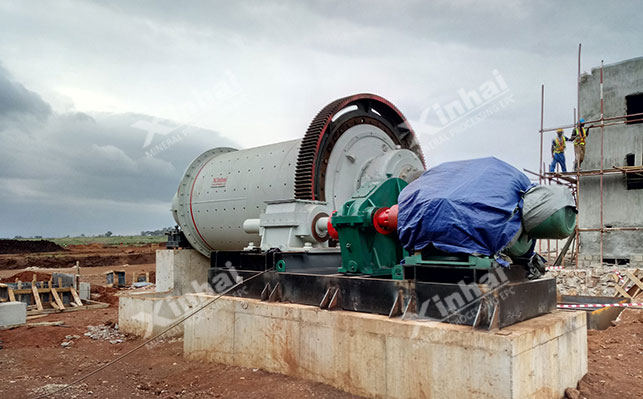 格子型球磨机现场 格子型球磨机现场
