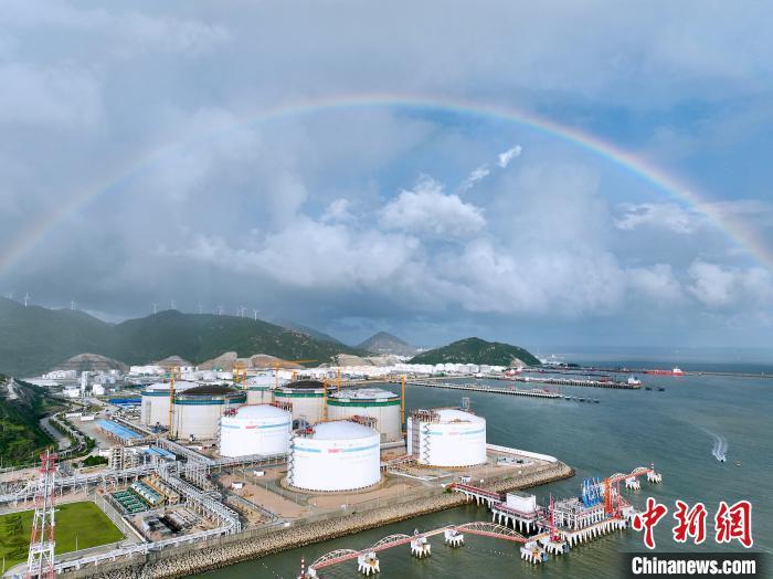 中国海油金湾“绿能港”全景 中国海油金湾“绿能港”全景