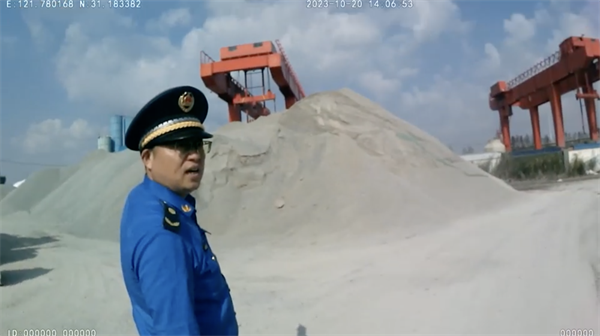 执法记录仪画面