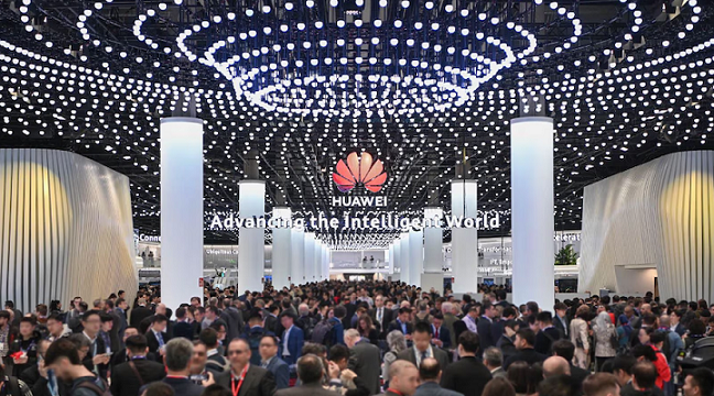 2024巴塞罗纳MWC大会期间华为展台